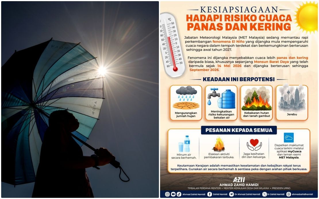 Malaysia Braces for Extended Heat and Drought as El Niño Sets In Until Early 2027
