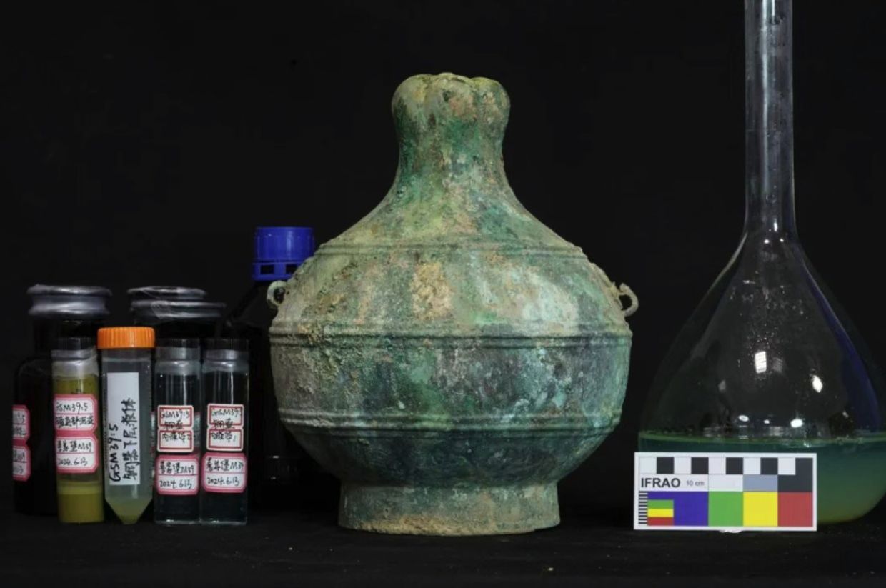 2,300-year-old wine vessel found at Great Wall ruin unlocks secrets of ancient Qin brewing