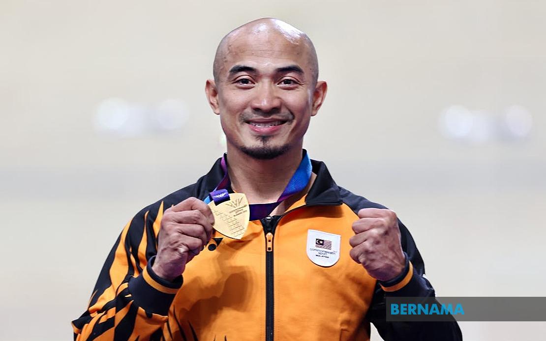 Anwar Praises Azizulhasni's Historic Commonwealth Games Keirin Gold