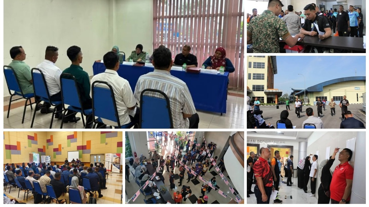 147 Former Military Personnel Compete in MRSM Warden Selection Process