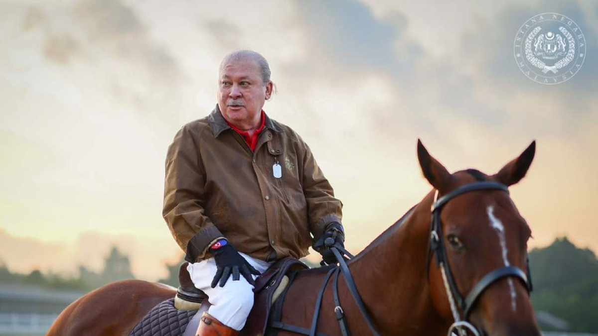 Sultan Ibrahim Continues Daily Equestrian Regime at Johor Polo Club