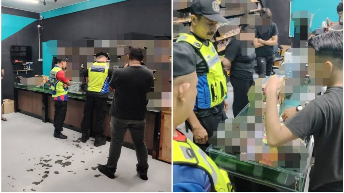 Kangar Council Seizes RM15,000 Worth of Vape Products in Enforcement Operation