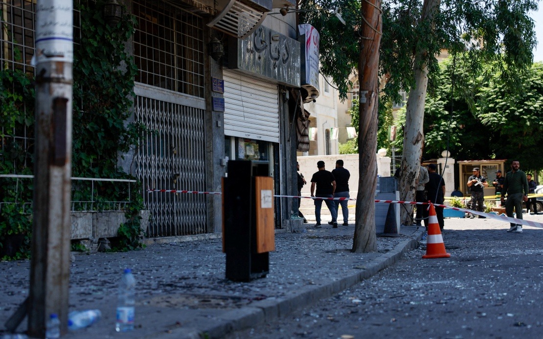 Dual Blasts Rock Damascus During Macron's Historic Syria Visit