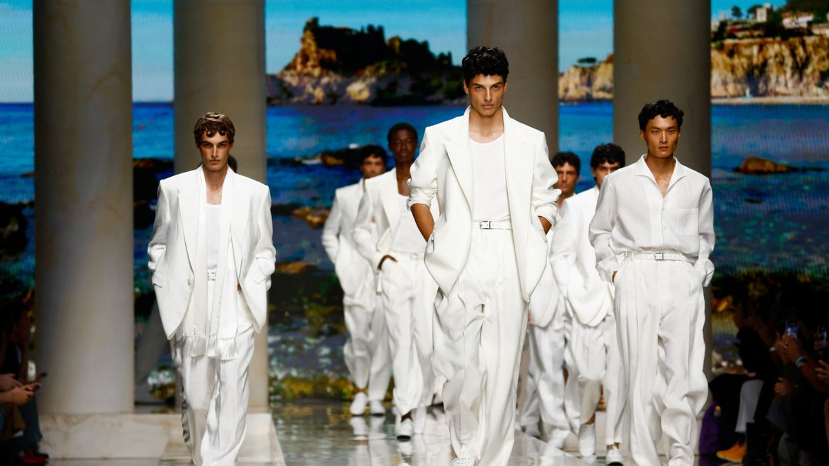 Milan Menswear Embraces Simplicity and Airflow Amid Global Tensions