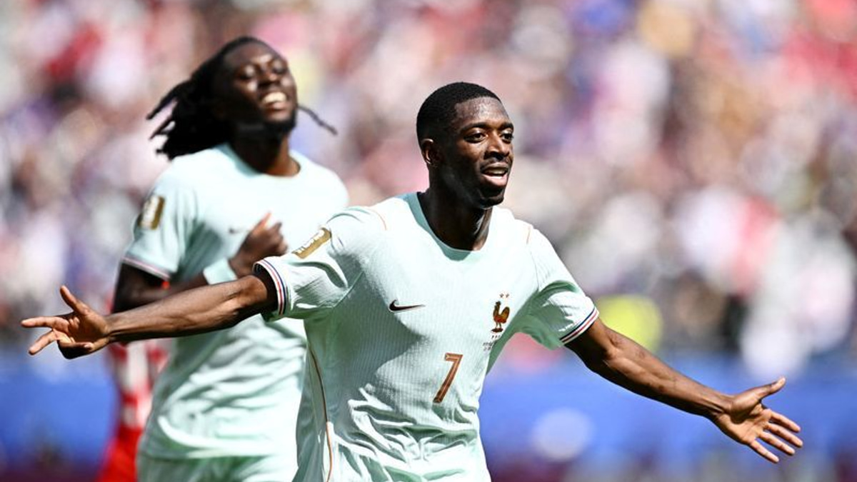 Dembele's hat-trick leads France to dominant 4-1 victory over depleted Norway