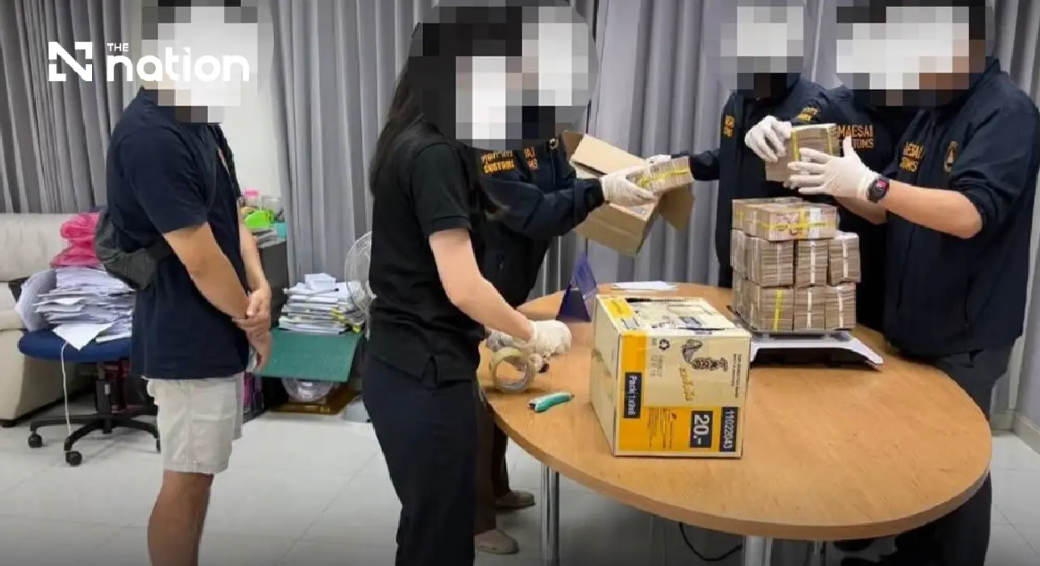 Thai Customs Seizes 23 Million Baht Hidden in Food Boxes at Myanmar Border
