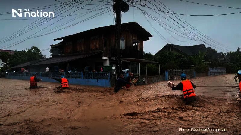 Thailand Declares Disaster Zone in Nan as Northern Floods Force Evacuations