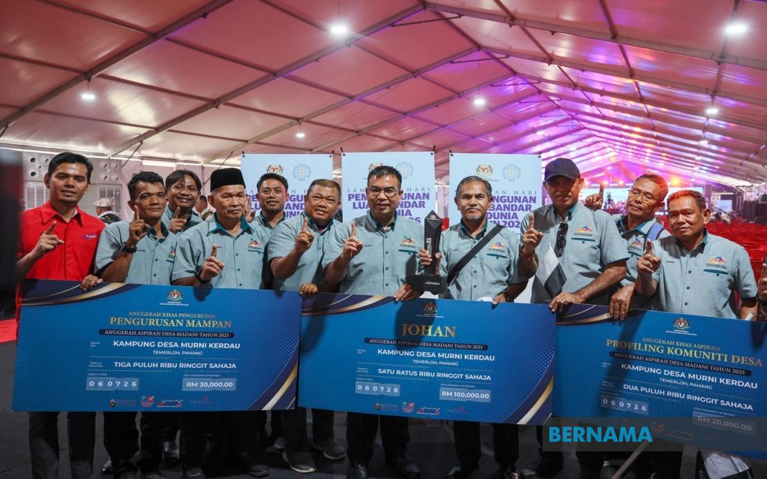 Desa Murni Kerdau Wins Triple Honours at World Rural Development Day 2026