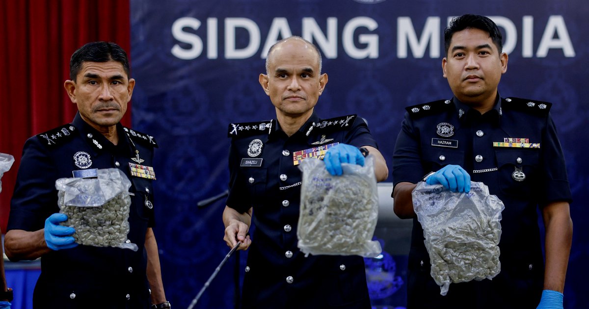Police Seize RM19.82 Million Cannabis Shipment Bound for Europe at KLIA; Seven Arrested